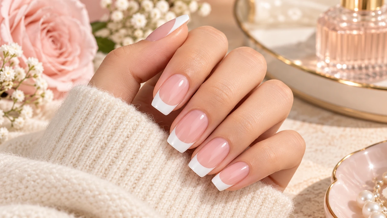 Illustrative image: Classic French Tip Press-On Nails for Everyday Wear