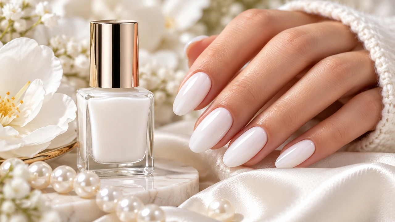 Illustrative image: Milky White Nail Polish for Soft White Manicures
