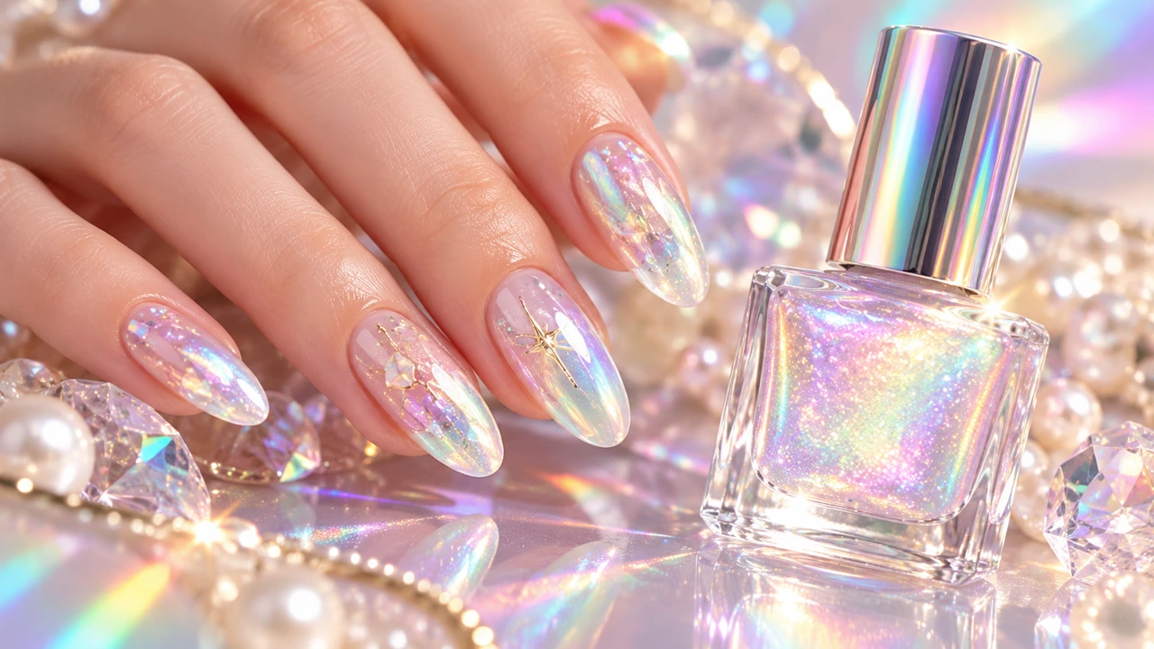 Illustrative image: Iridescent Nail Topcoat for Layered Nail Art