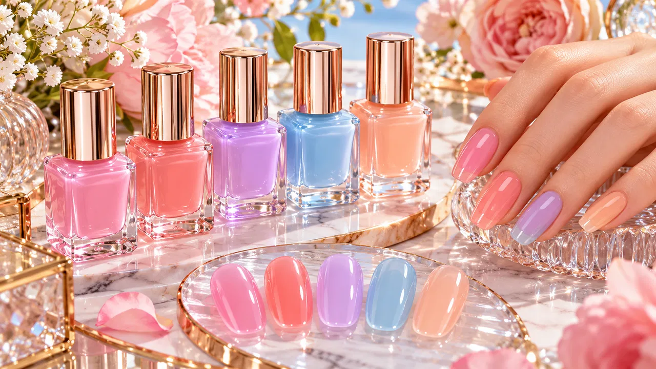 Illustrative image: Butter Yellow Nail Polish – Pastel Spring Colour