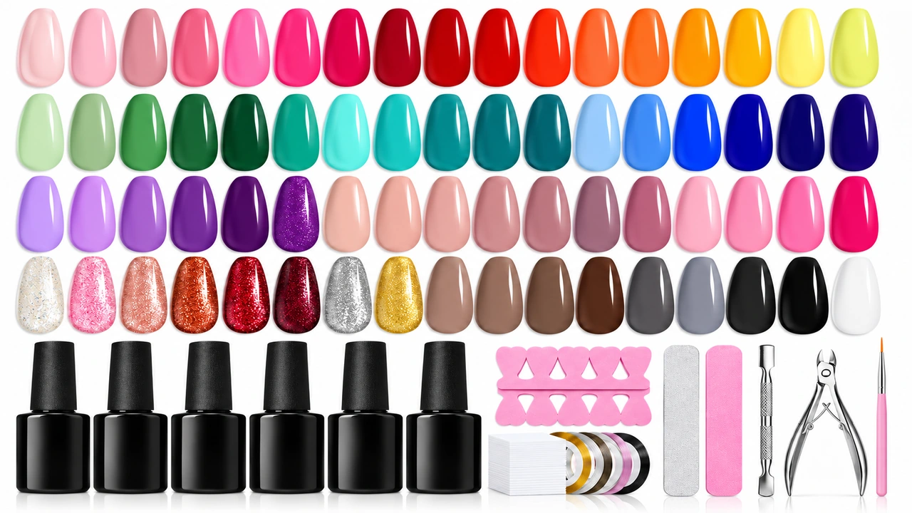Illustrative image: Beetles Vivid Seasons Fall Gel Nail Polish Set – 36 Colors