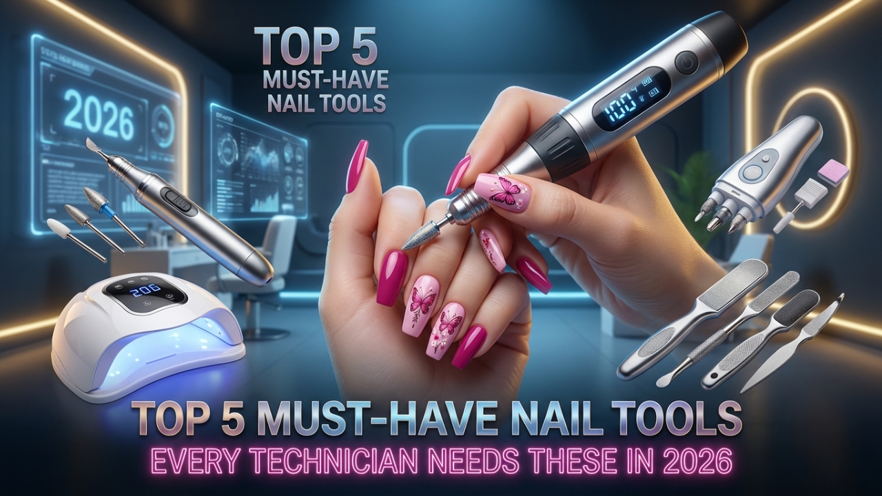 Top 5 Must-Have Nail Tools for Every Nail Technician in 2026